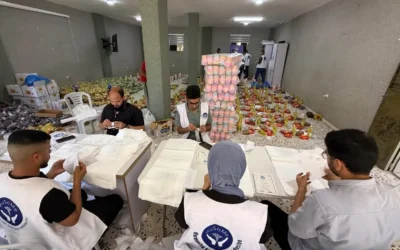 HuSoMe a distribué 500 colis alimentaires festifs aux veuves de Gaza à l’Aïd 