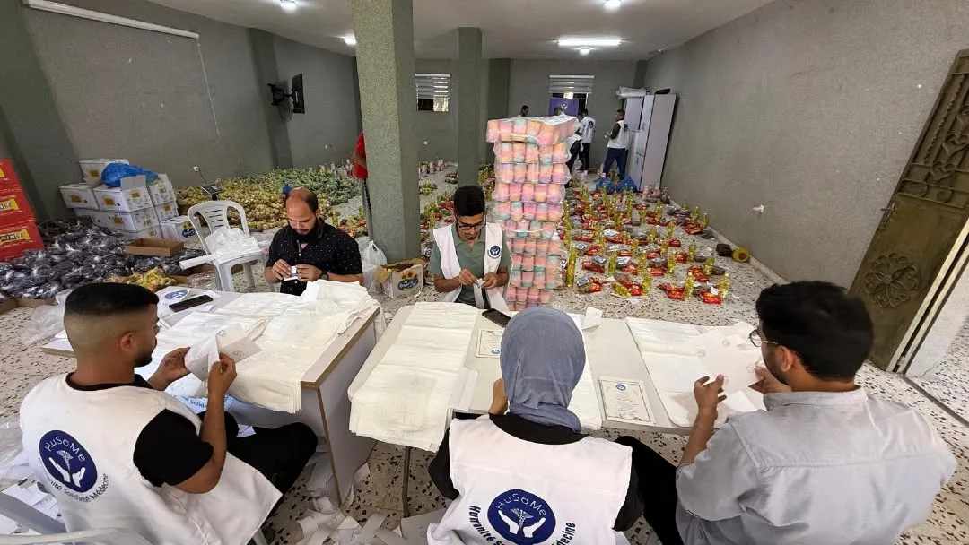 HuSoMe a distribué 500 colis alimentaires festifs aux veuves de Gaza à l’Aïd 